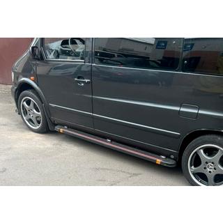 Pedane Laterali Maya Red (2 pz, Alluminio) Mercedes Vito W638 1996-2003 foto 4