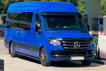 Mercedes Sprinter W907/W910 2018- Pedane Laterali Maya Red (2 pz, Alluminio) foto 2
