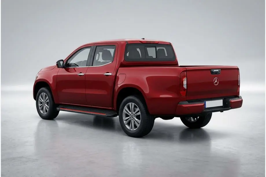 Mercedes X class 2017-2020 Pedane Laterali Maya Red (2 pz, Alluminio) Image