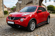 Nissan Juke 2010-2019 Pedane Laterali Maya Red (2 pz, Alluminio) foto 1