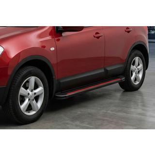 Pedane Laterali Maya Red (2 pz, Alluminio) Nissan Qashqai 2010-2014 foto 1