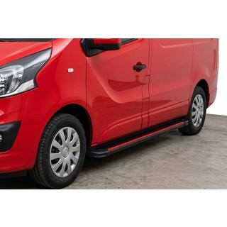 Pedane Laterali Maya Red (2 pz, Alluminio) Nissan NV300/Primastar 2016- foto 1