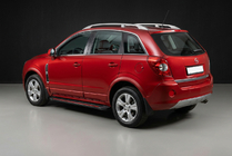 Opel Antara 2006-2017 Pedane Laterali Maya Red (2 pz, Alluminio) foto 1