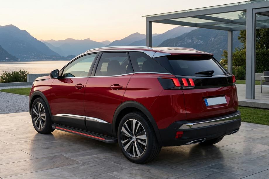Peugeot 3008 2016-2023 Pedane Laterali Maya Red (2 pz, Alluminio) Image
