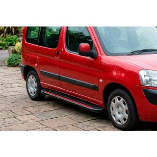 Pedane Laterali Maya Red (2 pz, Alluminio) Peugeot Partner 1996-2008 foto 1