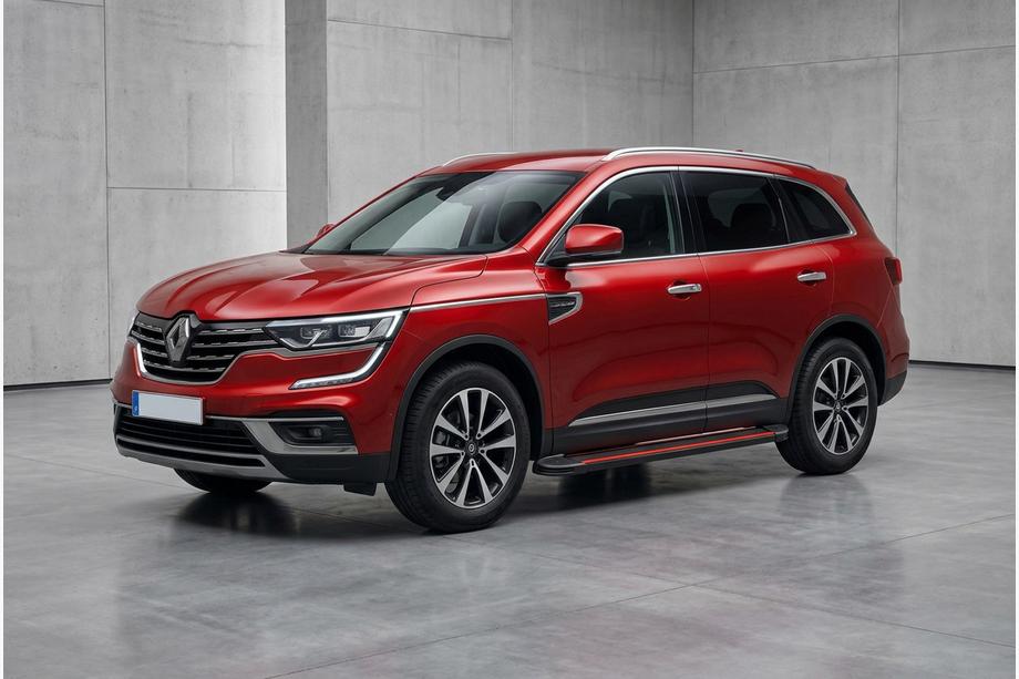 Renault Koleos 2016-2024 Pedane Laterali Maya Red (2 pz, Alluminio) Image