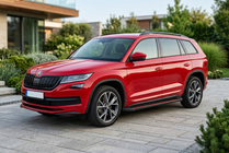 Skoda Kodiaq 2016-2023 Pedane Laterali Maya Red (2 pz, Alluminio) foto 1