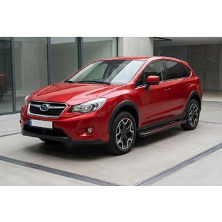 Pedane Laterali Maya Red (2 pz, Alluminio) Subaru XV 2011-2017 foto 1