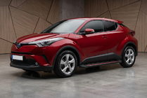 Toyota C-HR 2016-2023 Pedane Laterali Maya Red (2 pz, Alluminio) foto 1