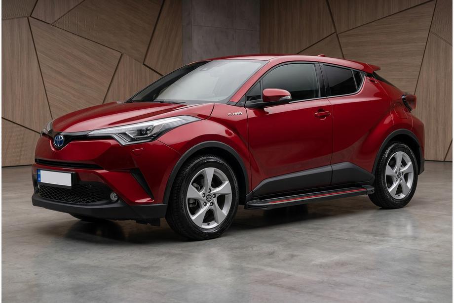 Toyota C-HR 2016-2023 Pedane Laterali Maya Red (2 pz, Alluminio) Image