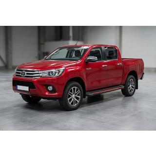 Pedane Laterali Maya Red (2 pz, Alluminio) Toyota Hilux 2015- foto 1