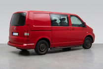 Volkswagen T5 Multivan 2003–2010 Pedane Laterali Maya Red (2 pz, Alluminio) Passo Corto foto 1