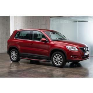 Pedane Laterali Maya Red (2 pz, Alluminio) Volkswagen Tiguan 2007-2016 foto 1