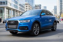 Audi Q3 2011-2019 Pedane Laterali Maya Blue (2 pz, Alluminio) foto 1