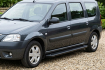 Lada Largus 2012- Pedane Laterali Allmond Black (2 pz, Alluminio) foto 1