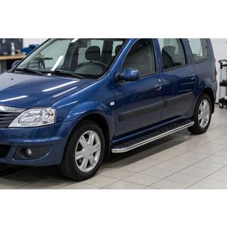 Pedane Laterali Maydos V1 (2 pz, acciaio inox) Lada Largus 2012- foto 1