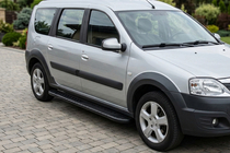 Lada Largus 2012- Pedane Laterali Bosphorus Black (2 pz, Alluminio) foto 1