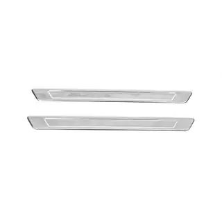 Battitacco Carmos (2 pz, acciaio inox)