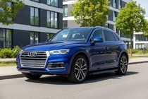 Audi Q5 2017-2025 Pedane Laterali Maya Blue (2 pz, Alluminio) foto 1