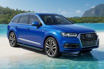 Audi Q7 2015–2026 Pedane Laterali Maya Blue (2 pz, Alluminio) foto 1