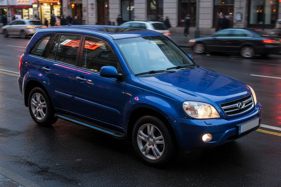 Chery Tiggo 1 2005-2016 Pedane Laterali Maya Blue (2 pz, Alluminio) Foto 1