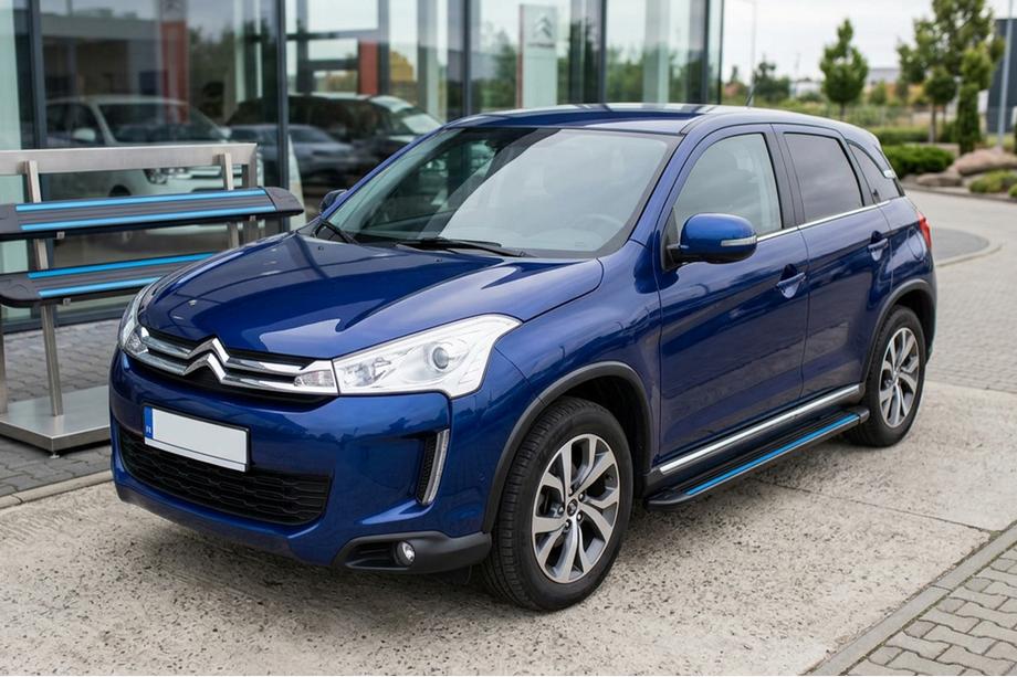 Citroen C-4 Aircross 2012-2017 Pedane Laterali Maya Blue (2 pz, Alluminio) Foto 1