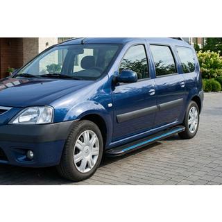 Pedane Laterali Maya Blue (2 pz, Alluminio) Dacia Logan MCV 2004-2014 foto 1