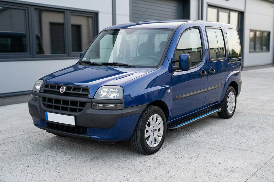 Fiat Doblo I 2001-2005 Pedane Laterali Maya Blue (2 pz, Alluminio) Foto 1