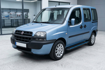 Fiat Doblo I 2005-2010 Pedane Laterali Maya Blue (2 pz, Alluminio) foto 1
