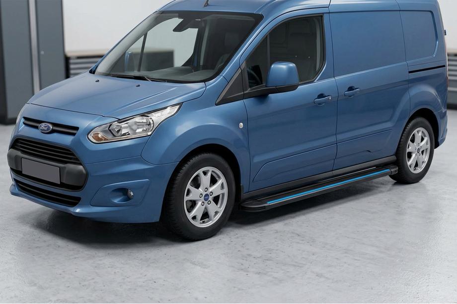 Ford Connect 2014-2021 Pedane Laterali Maya Blue (2 pz, Alluminio) Image