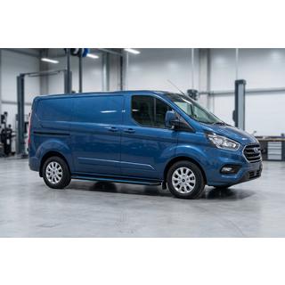 Pedane Laterali Maya Blue (2 pz, Alluminio) Ford Custom 2013-2022 foto 1
