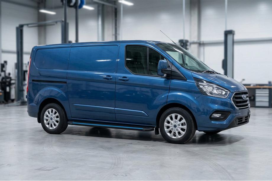 Ford Custom 2013-2022 Pedane Laterali Maya Blue (2 pz, Alluminio) Image