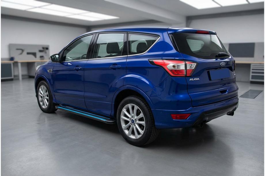 Ford Kuga/Escape 2013-2019 Pedane Laterali Maya Blue (2 pz, Alluminio) Foto 1