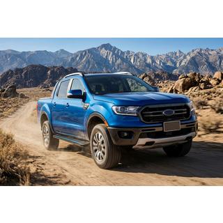 Pedane Laterali Maya Blue (2 pz, Alluminio) Ford Ranger 2011–2022 foto 1