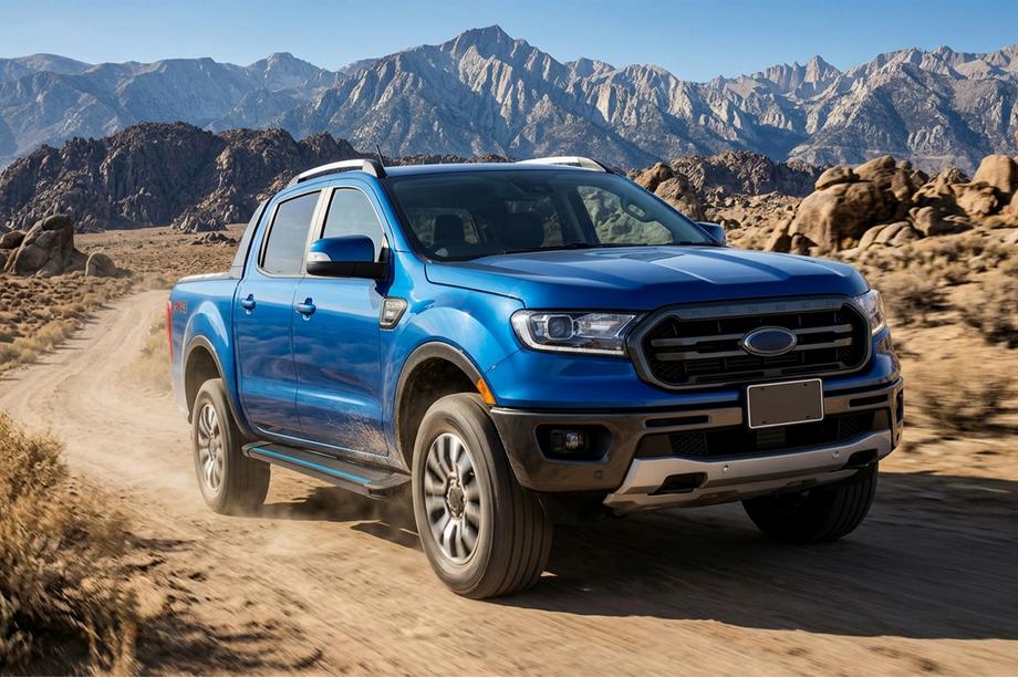 Ford Ranger 2011–2022 Pedane Laterali Maya Blue (2 pz, Alluminio) Foto 1