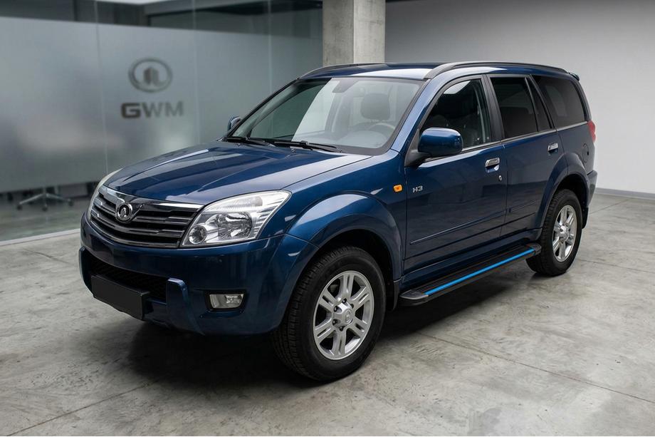 GreatWall Haval/Hover H3 2005-2013 Pedane Laterali Maya Blue (2 pz, Alluminio) Image
