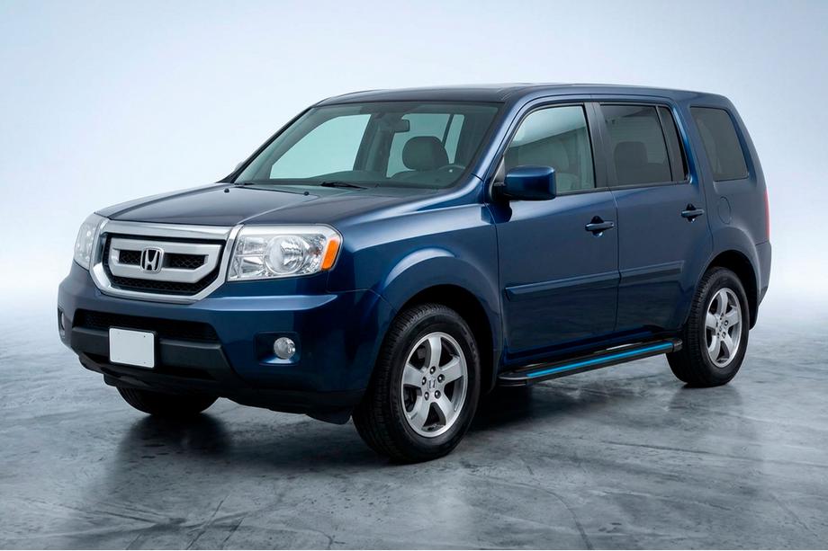 Honda Pilot 2008-2015 Pedane Laterali Maya Blue (2 pz, Alluminio) Image
