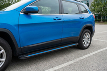 Jeep Cherokee KL 2013- Pedane Laterali Maya Blue (2 pz, Alluminio) foto 1