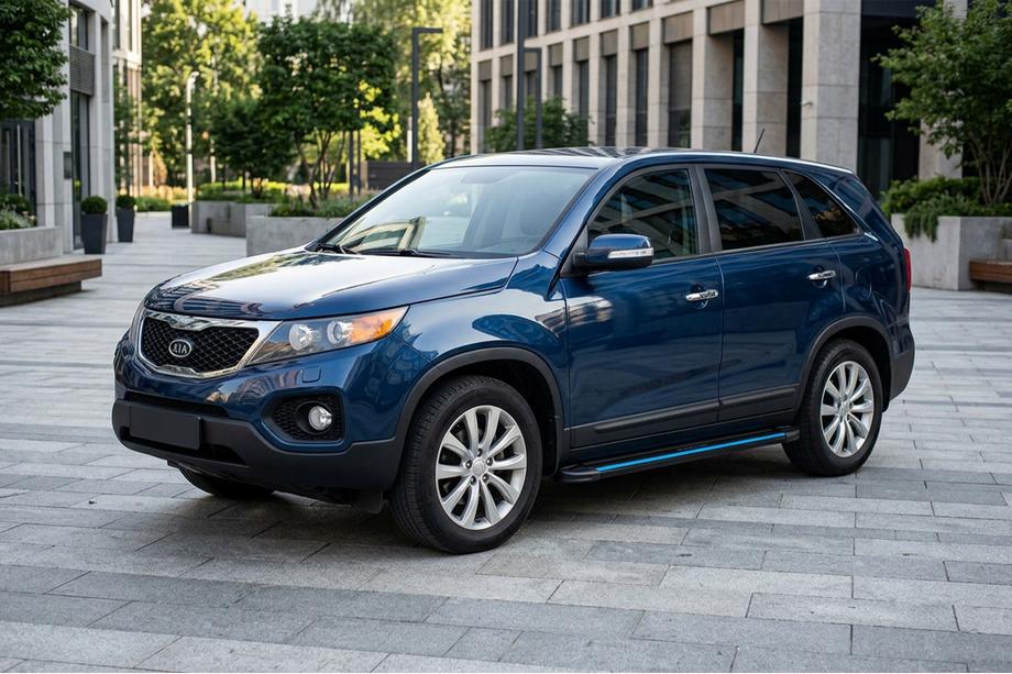 Kia Sorento II XM 2009-2014 Pedane Laterali Maya Blue (2 pz, Alluminio) 2010-2013 Image