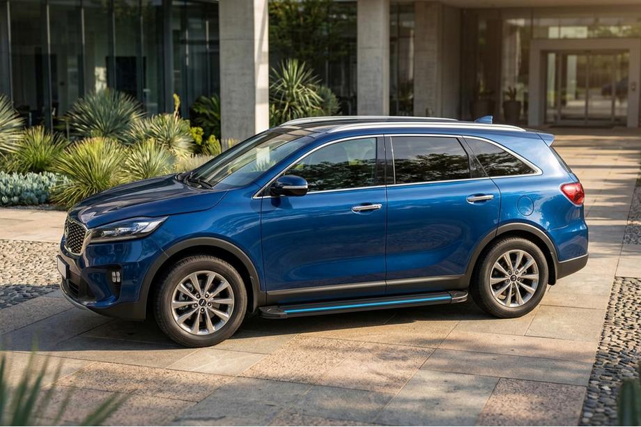 Kia Sorento III UM 2014-2020 Pedane Laterali Maya Blue (2 pz, Alluminio) Foto 1