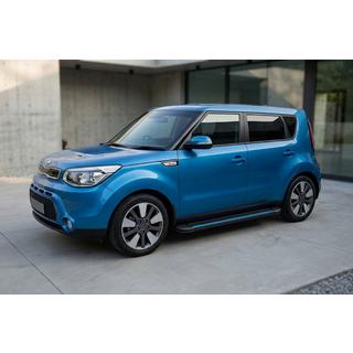 Pedane Laterali Maya Blue (2 pz, Alluminio) Kia Soul II 2013-2018 foto 1