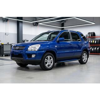 Pedane Laterali Maya Blue (2 pz, Alluminio) Kia Sportage 2004-2010 foto 1