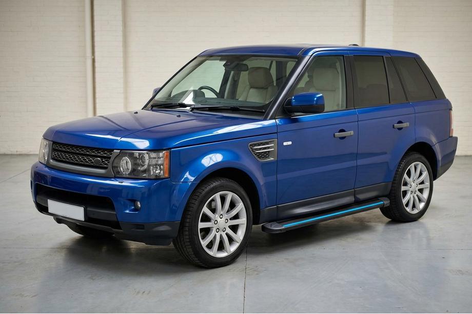 Range Rover Sport 2005-2013 Pedane Laterali Maya Blue (2 pz, Alluminio) Foto 1