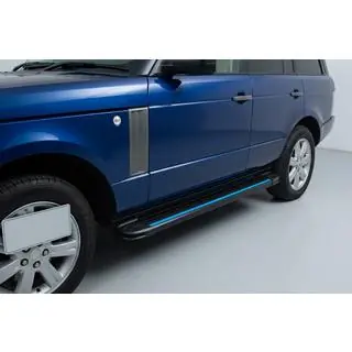 Pedane Laterali Maya Blue (2 pz, Alluminio) Range Rover III L322 2002-2012 foto 1