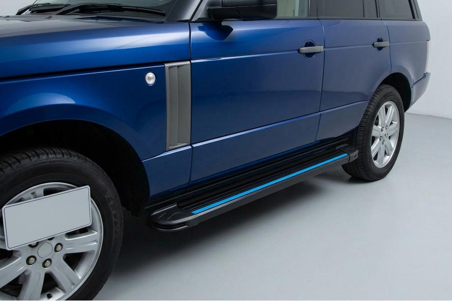 Range Rover III L322 2002-2012 Pedane Laterali Maya Blue (2 pz, Alluminio) Image