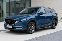 Mazda CX-5 2017–2025 Pedane Laterali Maya Blue (2 pz, Alluminio) foto 1