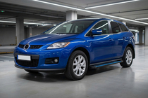Mazda CX-7 2006-2012 Pedane Laterali Maya Blue (2 pz, Alluminio) foto 1