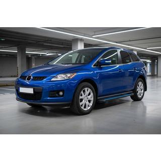 Pedane Laterali Maya Blue (2 pz, Alluminio) Mazda CX-7 2006-2012 foto 1