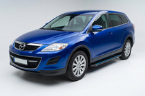 Mazda CX-9 2007-2016 Pedane Laterali Maya Blue (2 pz, Alluminio) foto 1