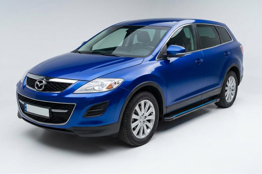 Mazda CX-9 2007-2016 Pedane Laterali Maya Blue (2 pz, Alluminio) Image